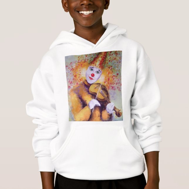 A sweet clown playing the violin (Front)