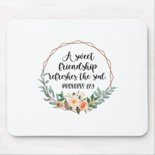 A Sweet Friendship Refreshes The Soul Friend Bff I Mouse Pad