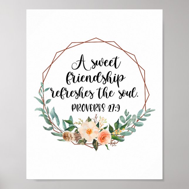 A Sweet Friendship Refreshes The Soul Friend Bff I Poster (Front)