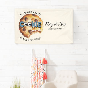 A Sweet Little Cookie Boy Baby Shower Banner