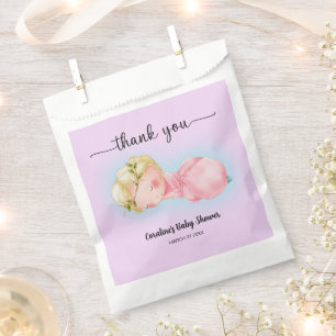 A sweet little girl Baby Shower Favour Bag