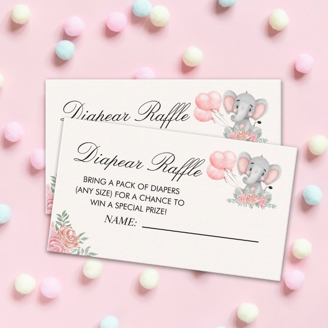 A Sweet Little Girl is on her Way Baby shower Enclosure Card (Creator Uploaded)