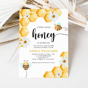 A Sweet Little Honey Baby Shower Invitation