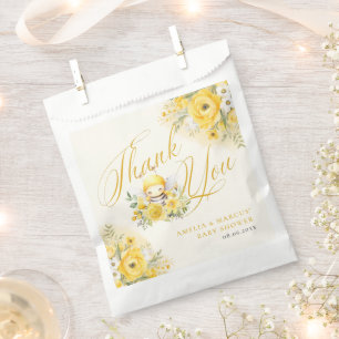 A Sweet Little Honey Bee Baby Shower Thank You Favour Bag