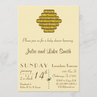 A sweet little hunny invitation
