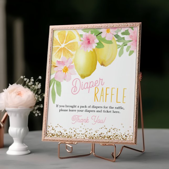 A Sweet Little One Diaper Raffle Table Sign (Creator Uploaded)