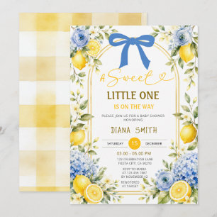 A Sweet Little One Is on the Way Baby Shower Invit Invitation