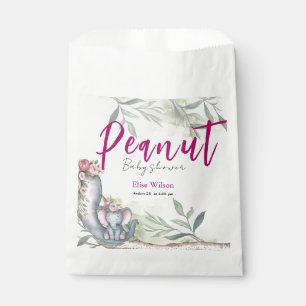 A sweet little peanut is on the way favour bag