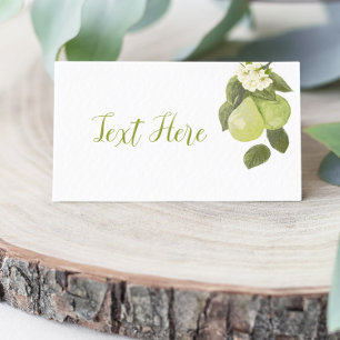 A Sweet Little Pear Place Card