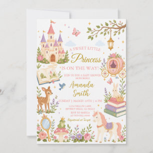 A Sweet Little Princess baby shower Invitation