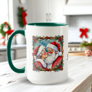 A Sweet Old-Fashioned Christmas Mr and Mrs Claus Mug