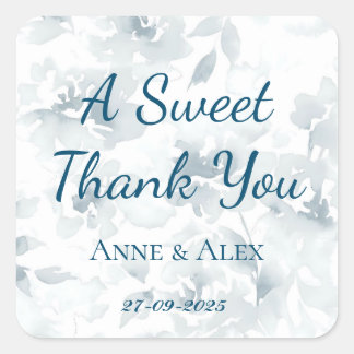 A Sweet Thank You - Wedding Stickers 