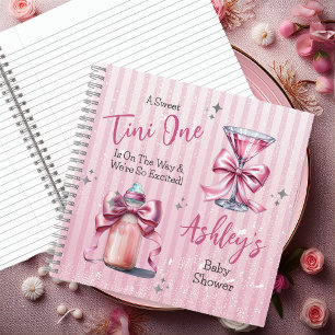 A Sweet Tini One Coquette Baby Shower Guest Book