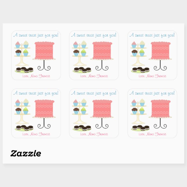 A Sweet Treat Baking Sticker (Sheet)