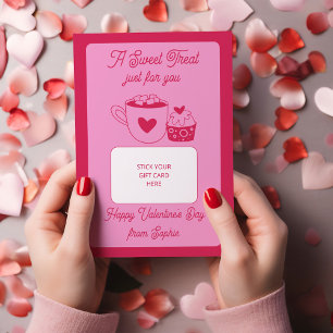 A Sweet Treat Valentine's Gift Card Holder Card