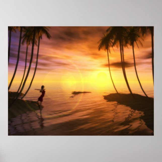 A Swim at Sunrise Poster (Front)