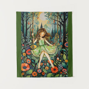 A Swing In Nature Chases The Blues Away Tapestry
