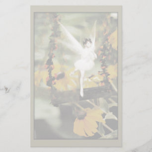 A Swing in the Garden Unlined Stationery