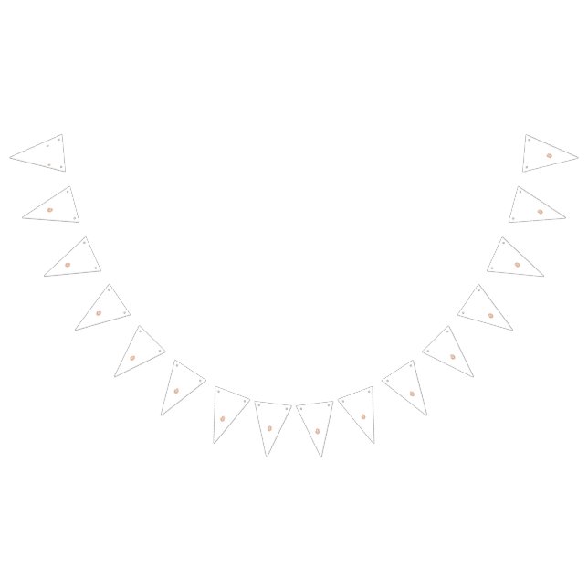 A symmetrical design featuring brown geometric mot bunting  (All)