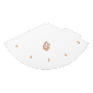 A symmetrical design featuring brown geometric mot party hat