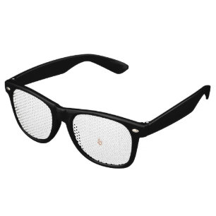 A symmetrical design featuring brown geometric mot retro sunglasses
