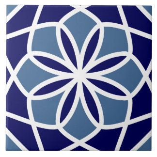 A symmetrical pattern ceramic tile