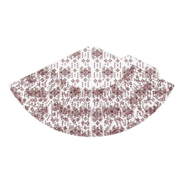 A symmetrical white wrapping paper featuring a rep party hat (Front)