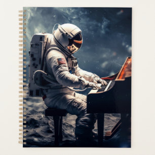A Symphony for the Stars Astronaut Piano on Moon Planner