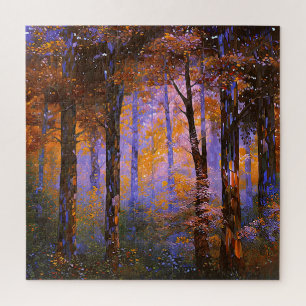 A Symphony of Leaves - Woodland Landscape Jigsaw Puzzle