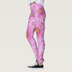 A Symphony of Pink Gerberas, Leggings