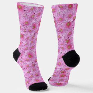 A Symphony of Pink Gerberas, Socks