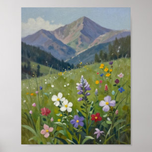 A Symphony of Wildflowers: Summer Radiance in the Poster