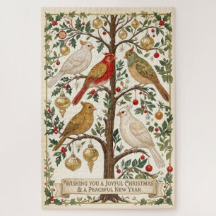 A Symphony of Winter Wings Jigsaw Puzzle