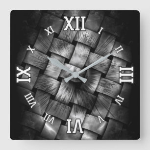 A-Synchronous Ethereal Clouds Square Wall Clock