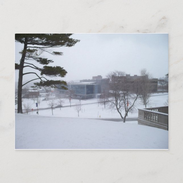 A Syracuse Winter Postcard (Front)