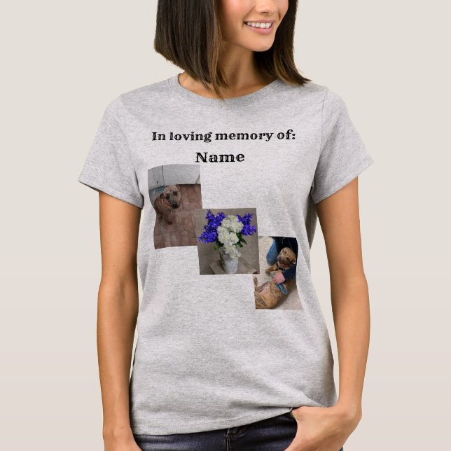 A T-Shirt for funeral and/or memorial (Front)