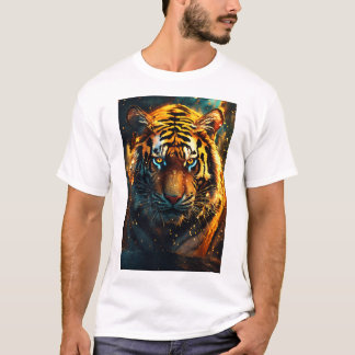A t shirt with an image of tiger