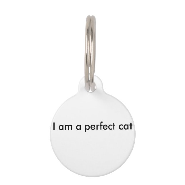 A tag for a unique cat (Front)