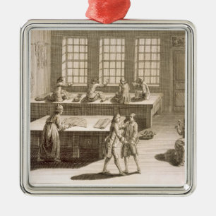 A tailor's workshop, from the 'Encyclopedie des Sc Metal Ornament