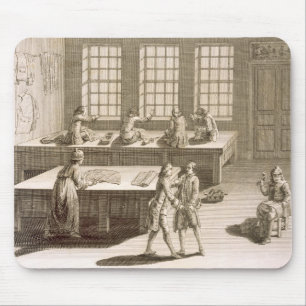 A tailor's workshop, from the 'Encyclopedie des Sc Mouse Pad