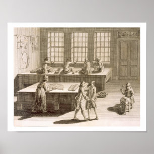 A tailor's workshop, from the 'Encyclopedie des Sc Poster