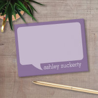 A Talk Bubble with Personalised Name