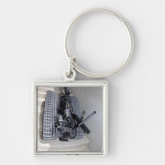 A Talon 3B robot unit climbing a flight of stai Key Ring (Front)