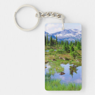 A tarn in the backcountry of Vancouver Island Key Ring