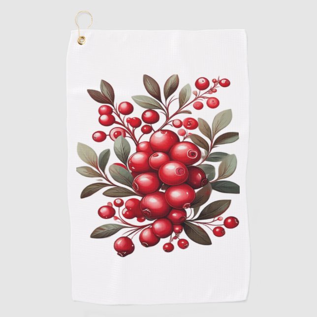 A Tart & Tasty Superfruit Classic T-Shirt Golf Towel (Front)