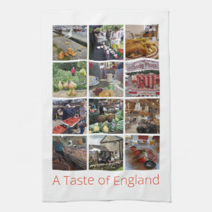 A Taste of England Tea Towel