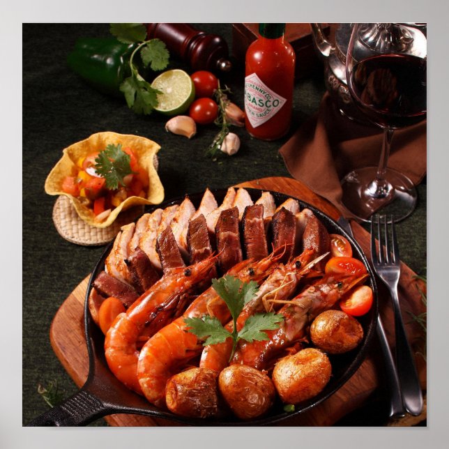  A Taste of Spain: Tapas Adventure Awaits & Food,  Poster (Front)