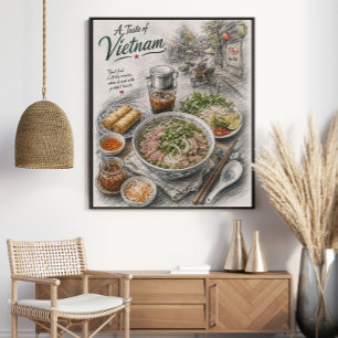 A Taste of Vietnam   Vietnamese Pho and Street Poster