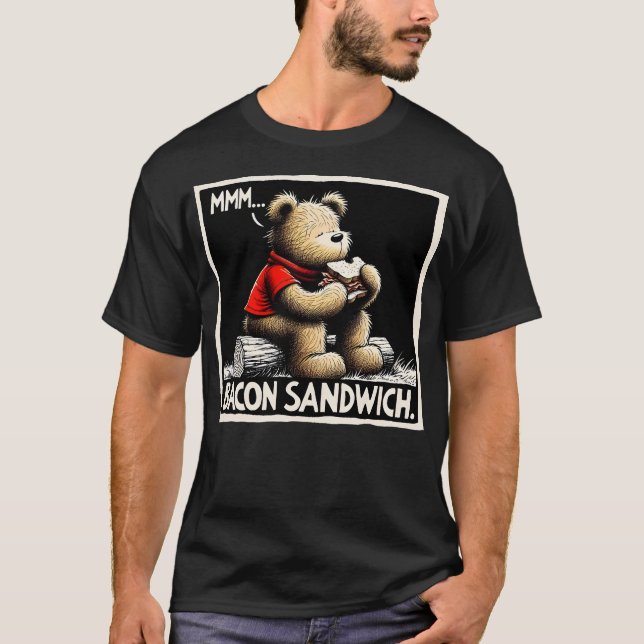 A Tasty Bacon Sandwich T-Shirt (Front)