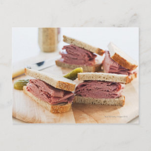 A tasty sandwich postcard